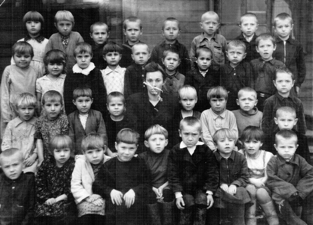 1 класс Осиповской школы. 1948 год